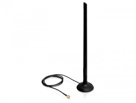DELOCK SMA WLAN Antenna with Magnetic Stand and Flexible  (88410)