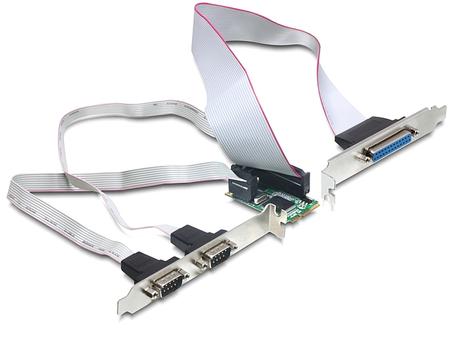 DELOCK Mini PCI Expr Card 2x D-Sub9 ext + 1x D-Sub (95232)