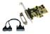 EXSYS EX-45352IS, 2 x RS-422/ 485 PCI Exp PCI Express. Isolert, ink. lavprofil bra