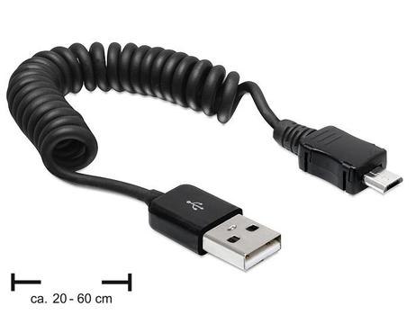 DELOCK USB-Kabel USB2.0 Typ A -> micro B St/St 20- (83162)