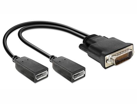 DELOCK Displayport-Kabel 2x DPort -> DMS-59 Bu/St  (65354)