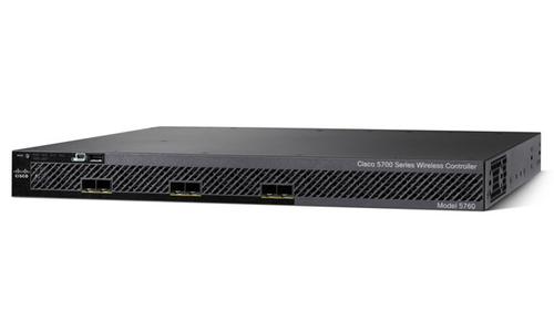 CISCO 5760 Wireless Controller - Network management device - 6 ports - 250 MAPs (managed access points) - 10 GigE - 1U (AIR-CT5760-250-K9)