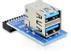 DELOCK USB Adapter USB Pinheader -> 2x USB3.0 A ve