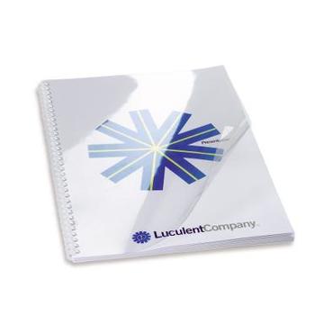 GBC HiClear Binding Cover A4 250 Micron Super Clear (Pack 50) 41606E (41606E)