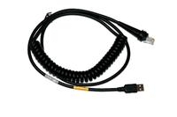 HONEYWELL Cable USB, black, Type A, 3m, coiled, 5V host power. (CBL-500-300-C00)