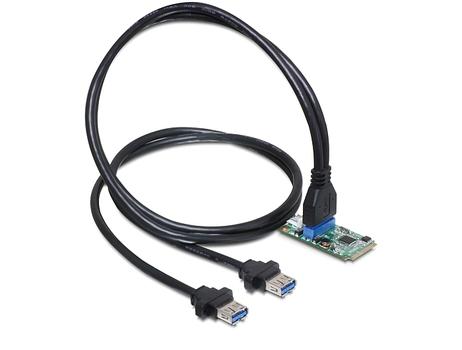 DELOCK Mini PCI Expr Card 1x USB3.0 Pin Header int (95234)