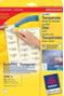 AVERY Inkjet Address Label 63.5x38.1mm 16 Per A4 Sheet Clear (Pack 525 Labels) J8560-25