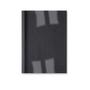 GBC Thermal Binding Cover A4 1.5mm Clear PVC Front Black Leathergrain Back (Pack 100) - IB451607 (IB451607)