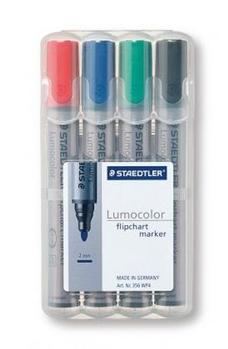 STAEDTLER Marker Lumocolor flipchart bullet 2mm ass (4) (356 WP4*5)
