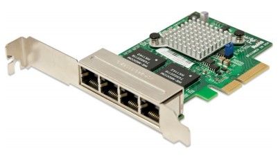 SUPERMICRO 4-Port Gigabit Ethernet Controller Card (AOC-SGP-I4)