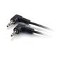 C2G Cbl/0.5M 3.5MM Right Angle Stereo M/M