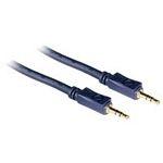 C2G G Velocity - Audio cable - mini-phone stereo 3.5 mm male to mini-phone stereo 3.5 mm male - 50 cm - shielded (80294)