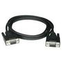 C2G Cbl/0.5M DB9 F/F NULL ModeM Black