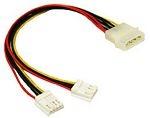 C2G Cbl/0.25M 3.5 Internal Power Y-CBL (81846)