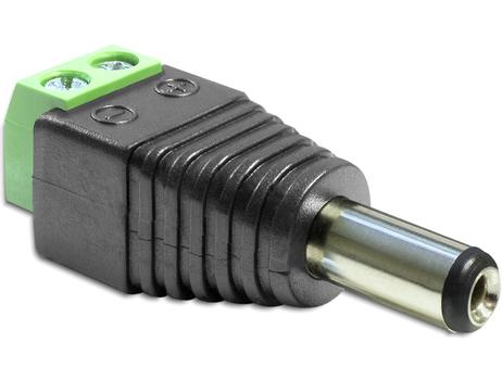 DELOCK Adapter Terminalblock 2pin -> DC 2,5 x 5,5m (65487)