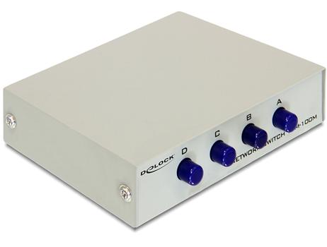 DELOCK RJ45 Switch 4 Eingänge -> 1 Ausgang (87588)