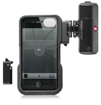 MANFROTTO Hållare iPhone 4/4S MKL120KLYP0 ML120 LED-belysn. (MKL120KLYP0)