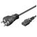 ROLINE Power Cable Type K (DK) to C13. Black. 2.0m