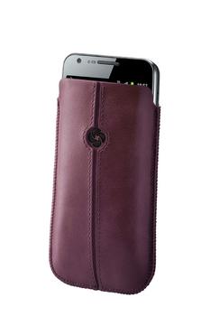 SAMSONITE Mobile Bag Dezir Leather Large Purple (P12*91003)