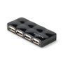 BELKIN USB 2.0 Quilted hub 4 ports (F5U404cwBLK)