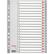 ESSELTE PP Index A4 1-20 Grey