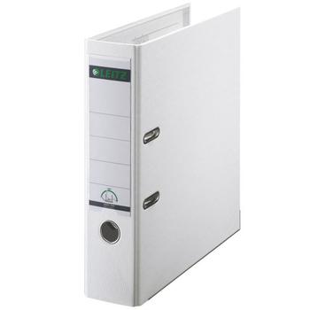 LEITZ 180 Lever Arch File Polypropylene A4 80mm Spine Width White (Pack 10) 10101001 (10101001)