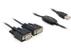 DELOCK Kabel Adapter USB-St.>2x Seriell-St. 1,4m [