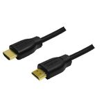 LOGILINK HDMI High Speed Ethernet 2x 19-pin ST bla