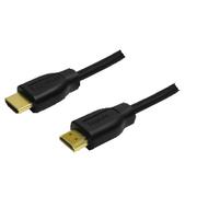 LOGILINK HDMI High Speed Ethernet 2x 19-pin ST bla
