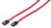 LOGILINK S-ATA Cable with latch, 2x male, red, 0,7