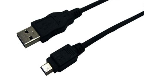 LOGILINK USB 2.0 Cable, A-male to B-Mini male, 5-p (CU0015)