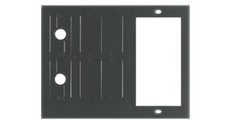 KRAMER Kramer Bordbrønn 1A, Ramme, 2x Power (T1AF-26)