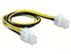 DELOCK Stromkabel P4 4pol -> P4 4pol St/St 0,30m