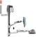 ERGOTRON LX SIT STAND WALL MOUNT SYSTEM MED SILVER CPU HOLDER  POLISHED