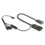 Hewlett Packard Enterprise Rack Option - KVM Console Switch Serial Interface Adapter (Cat 5) -Single Pack with power supply