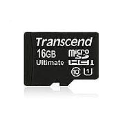 TRANSCEND MICROSDHC CL10 U1 16GB W ADAPT (TS16GUSDHC10U1)