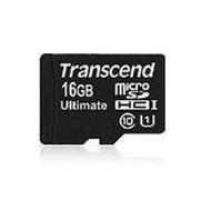 TRANSCEND MicroSDHC Card    16GB + Adap / 600x Cla