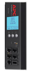 APC Rack PDU 2G, Metered by Outlet with Switching,  ZeroU, 11.0kW, 230V, (21) C13 & (3) C19 (AP8681)
