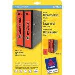 AVERY Border Binder Labels, Red 61  (L4752-20)