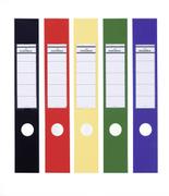 DURABLE ORDOFIX Self-Adhesive Spine Labels for Lever Arch Files & Folders 60x390mm Yellow (Pack 10) - 809004