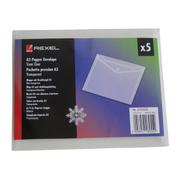 REXEL Ice Popper Wallet Polypropylene A5 Clear (Pack 5) 2101658
