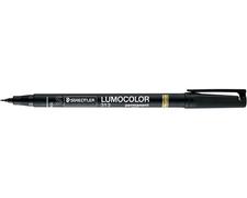 STAEDTLER Lumocolor OHP Pen Permanent Superfine 0.4mm Line Black (Pack 10) - 313-9