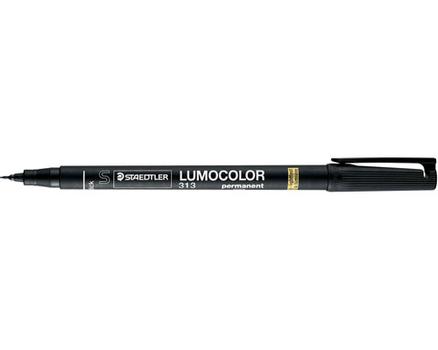 STAEDTLER Lumocolor OHP Pen Permanent Superfine 0.4mm Line Black (Pack 10) - 313-9 (313.9)