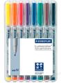 STAEDTLER 315 WP8 LUMOCOLOR NON PERMANENT PEN M (SET OF 8 COLORS)