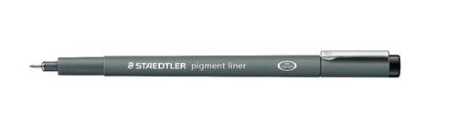 STAEDTLER Pigment Liner fineliner 0,7mm sort (30807-9*10)