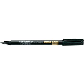 STAEDTLER Marker, Staedtler Lumocolor SPECIAL 319 M 9, 1,0MM, Spids, sort permanent (319M9*10)