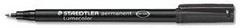 STAEDTLER 317-9 LUMOCOLOR PERMANENT PEN M BLACK