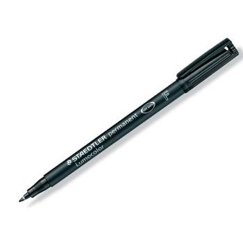 STAEDTLER Lumocolor OHP Pen Permanent Fine 0.6mm Line Black (Pack 10) 318-9 (318.9)