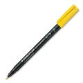 STAEDTLER 318-1 LUMOCOLOR PEN PERMANENT FINE YELLOW