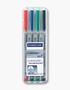 STAEDTLER Merkepenn Lumocolor Ikke-perm. 0.6mm assortert (4)